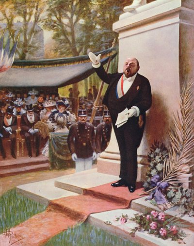 Inaugurazione di un Monumento da Albert Guillaume